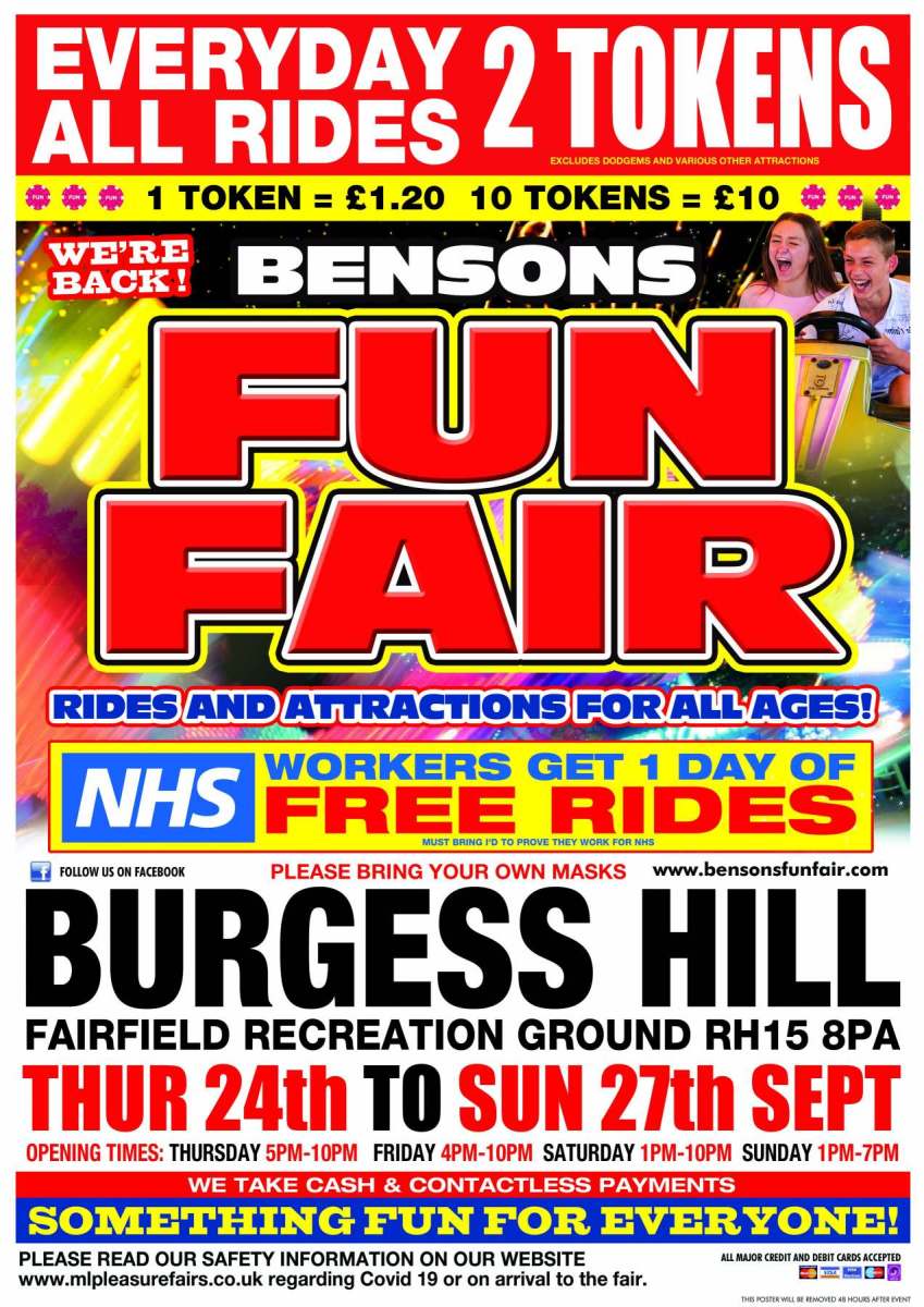 Bensons A2 Poster Burgess Hill 2020