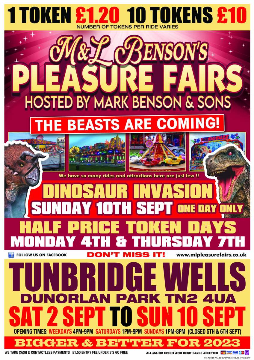 Bensons A3 Poster Tunbridge Wells